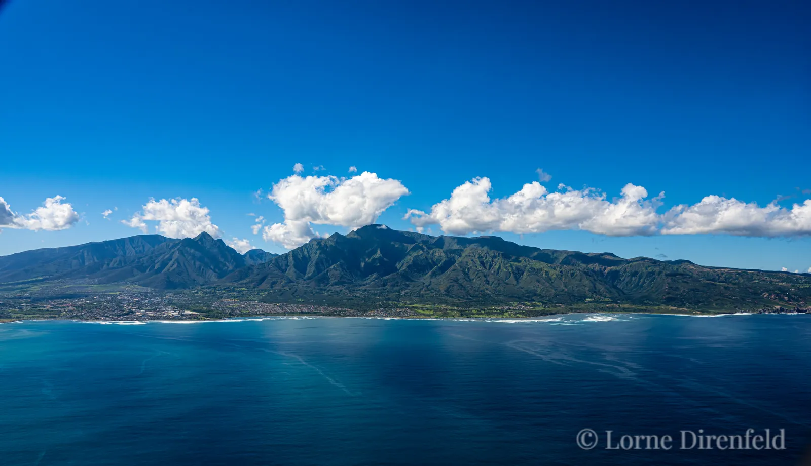 West Maui, Kahālāwai, Wailuku, Waiheu, Waihee, puffy clouds . . .